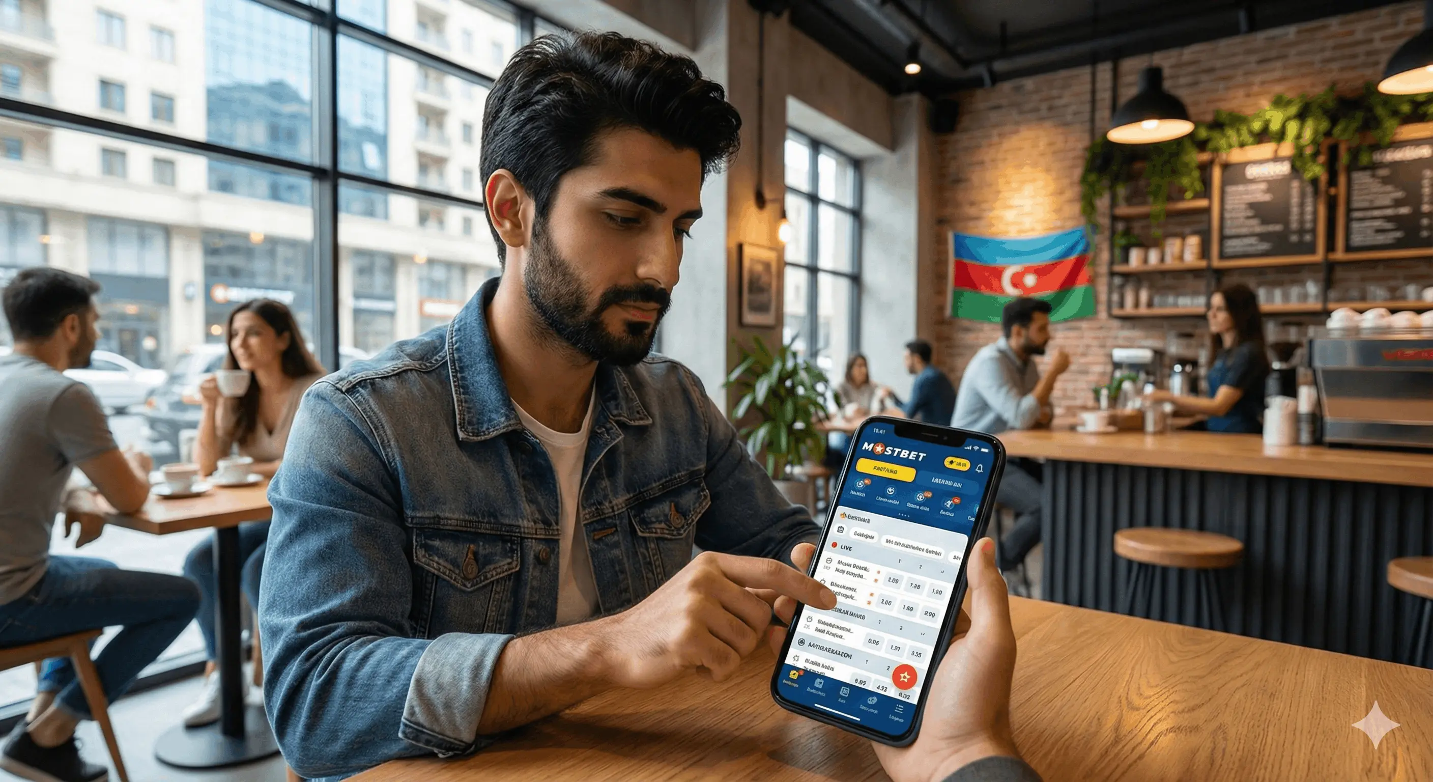 Bakıda Mostbet Azerbaijan platformasından istifadə edən azərbaycanlı istifadəçilər