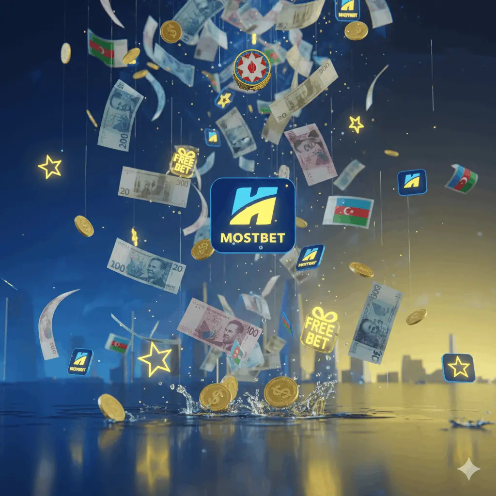 Mostbet Azerbaijan bonuslar və azərbaycan manatı rəqəmsal təsviri